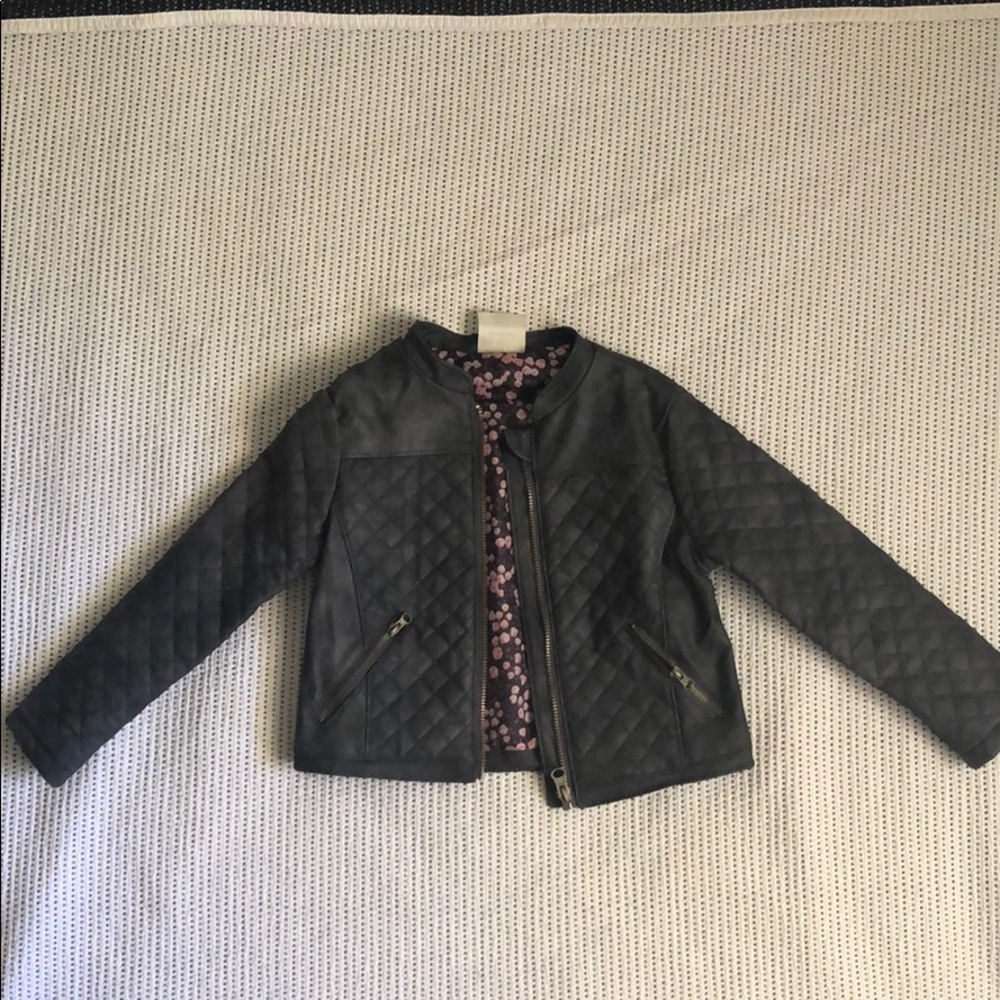 Oshkosh faux leather moto jacket